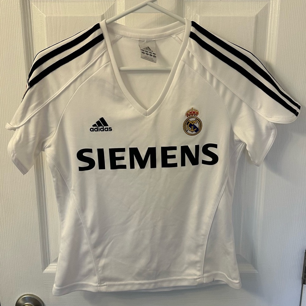 Adidas Real Madrid White Women’s Fit Jersey Size Medium